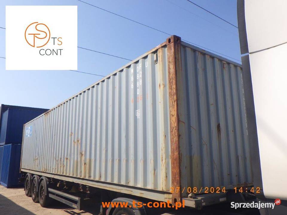 Kontener morski magazynowy budowlany 40 DV łódzkie Skierniewice