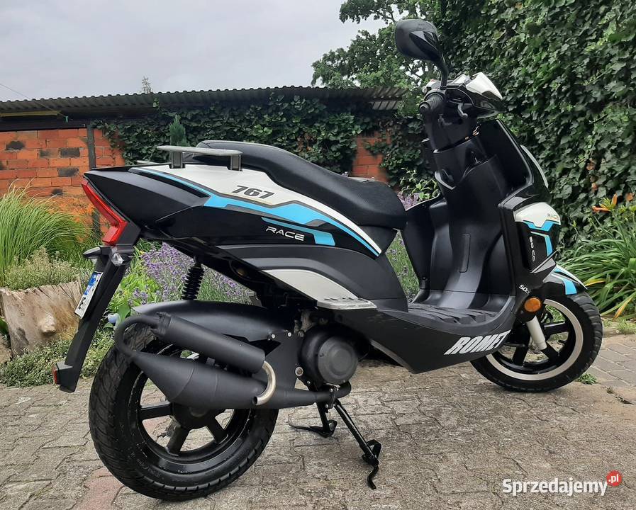 Zadbany Skuter Romet 767 50ccm 2t 2014r 1wł 9010 9010km wielkopolskie Tuczno