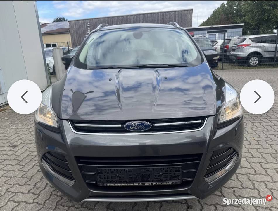 Ford Kuga 4x4 2015 pół skóra z Niemiec super relingi dachowe Jelenia Góra sprzedam