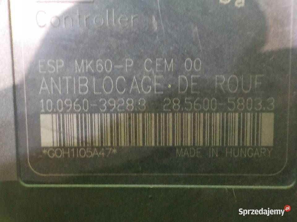 PEUGEOT 207 I LIFT 16 HDI 12r pompa ABS Pompy hamulcowe Suków