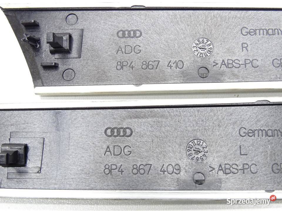 LISTWA DRZWI PRZÓD TYŁ POPIELNICZKA KOMPLET osobowe