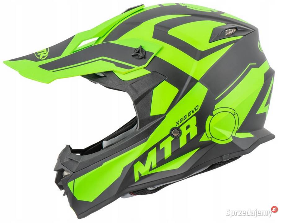 Kask motocyklowy MTR X6B homologacja cross Sosnowiec