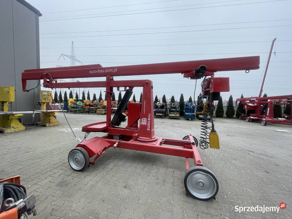 Dźwig Steinweg Bocker MK 400 5 żuraw minikran wielkopolskie Ślesin sprzedam