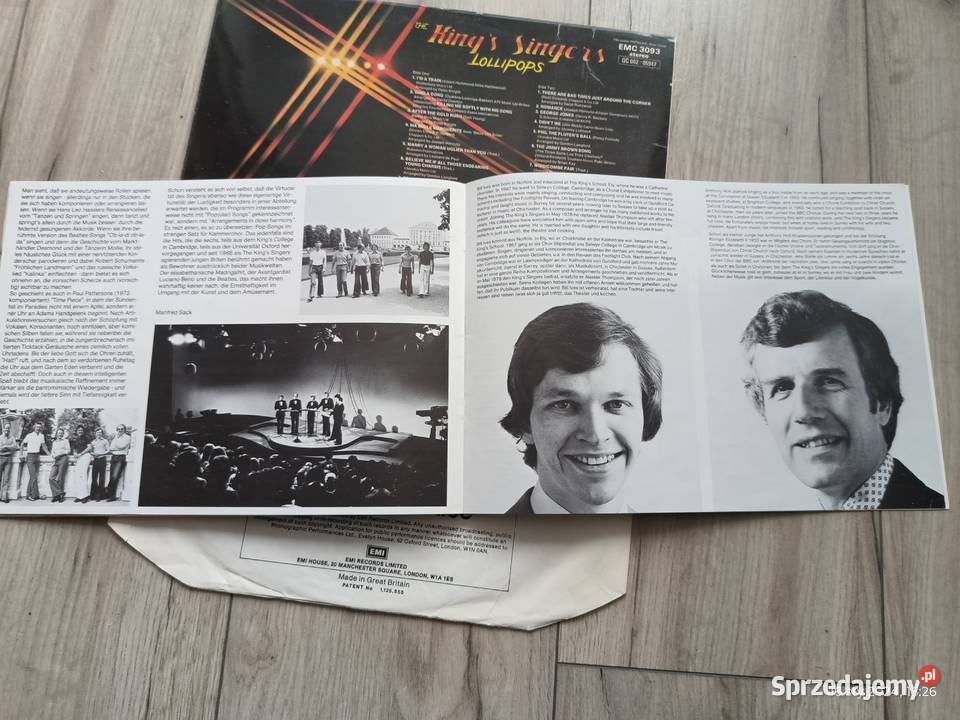 Winyl zespołu The Kings Singers Lolli Pops wielkopolskie Wronki