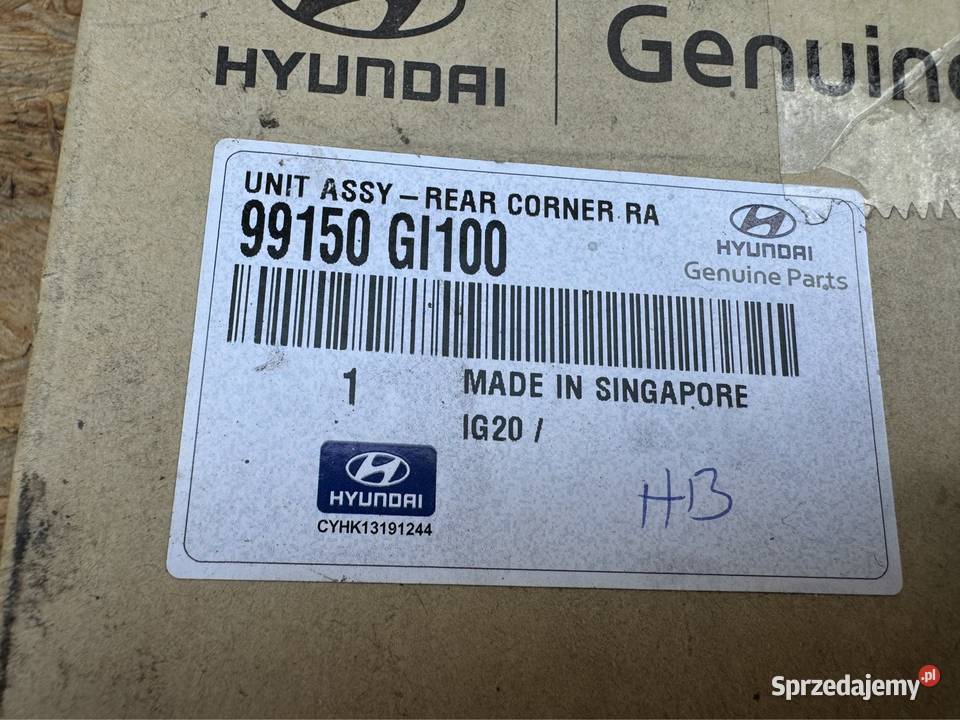 Radar sensor czujnik tył prawy hyundai ioniq V 5 Międzychód