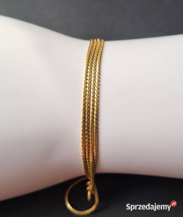 Złoty łańcuszek próba 75018k Długość 60 540 Waga mazowieckie Otwock