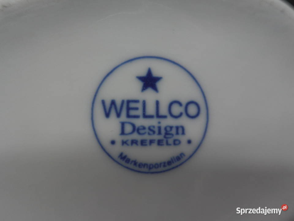 Sosjerka porcelanowa Wellco Krefeld ze wzorem wielkopolskie