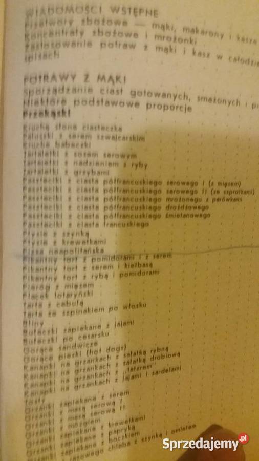 Potrawy z mąki i kasz zdrowa dieta kuchnia Antyki, Sztuka, Kolekcje Warszawa