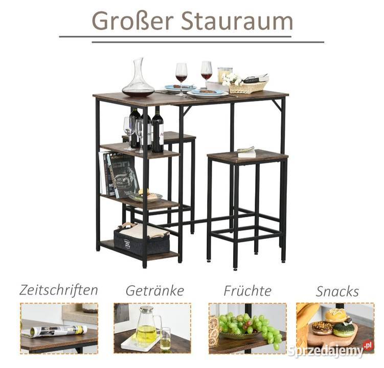 Zestaw stołków barowych małopolskie Bochnia