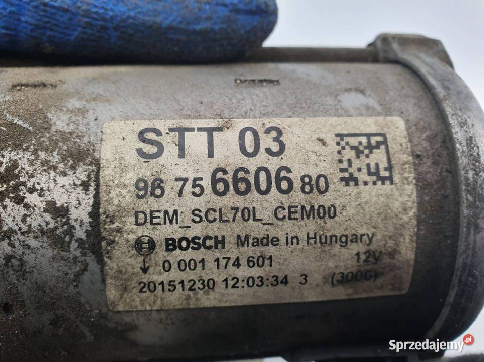 ROZRUSZNIK PEUGEOT 308 9675666080 osobowe Lipno