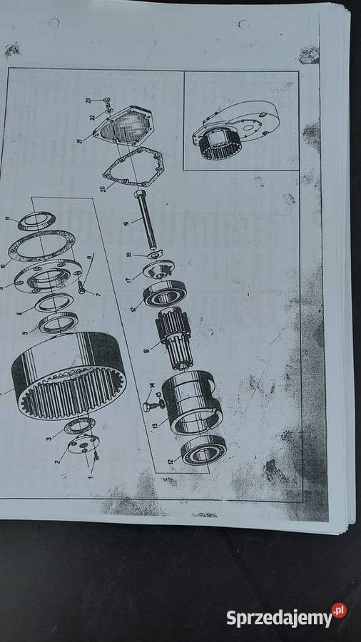 Mazur D50 ciągnik gąsienicowy części Strzyżów