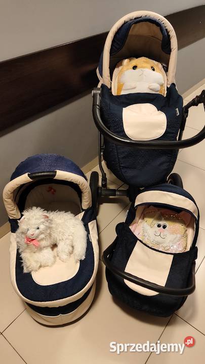 Wózek 3w1 BabyMerc Maylo pompowane koła gondola Gdańsk
