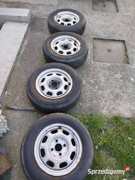 Koła stalowe VW golf 23 polo itd 4x100 z oponami wielkopolskie Września