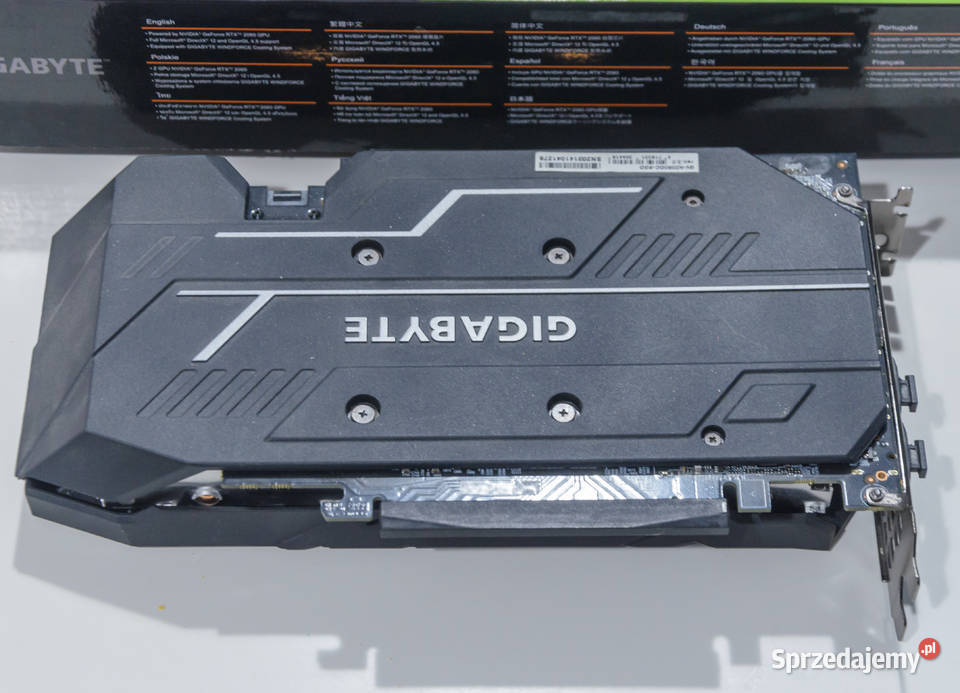 Gigabyte GeForce RTX 2060 OC 6GB GDDR6 192bit Gigabyte śląskie Częstochowa sprzedam