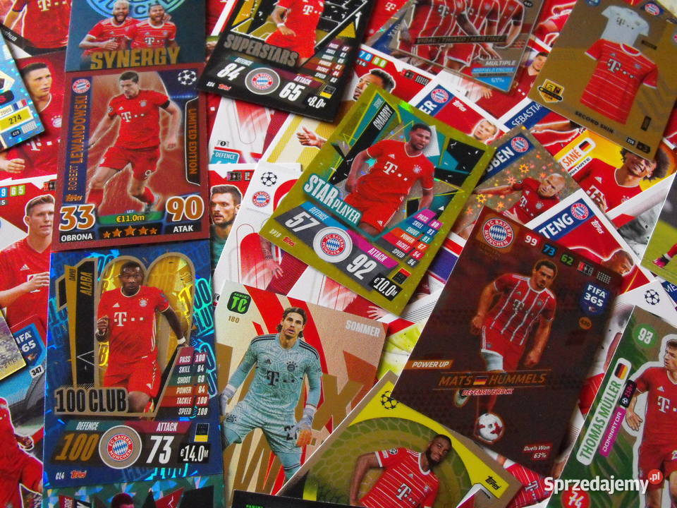 FC BAYERN MUNCHEN zestaw kart PANINI i inne Częstochowa sprzedam