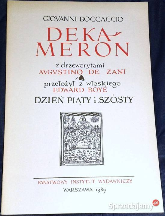 Dekameron Giovanni Boccaccio Chełm