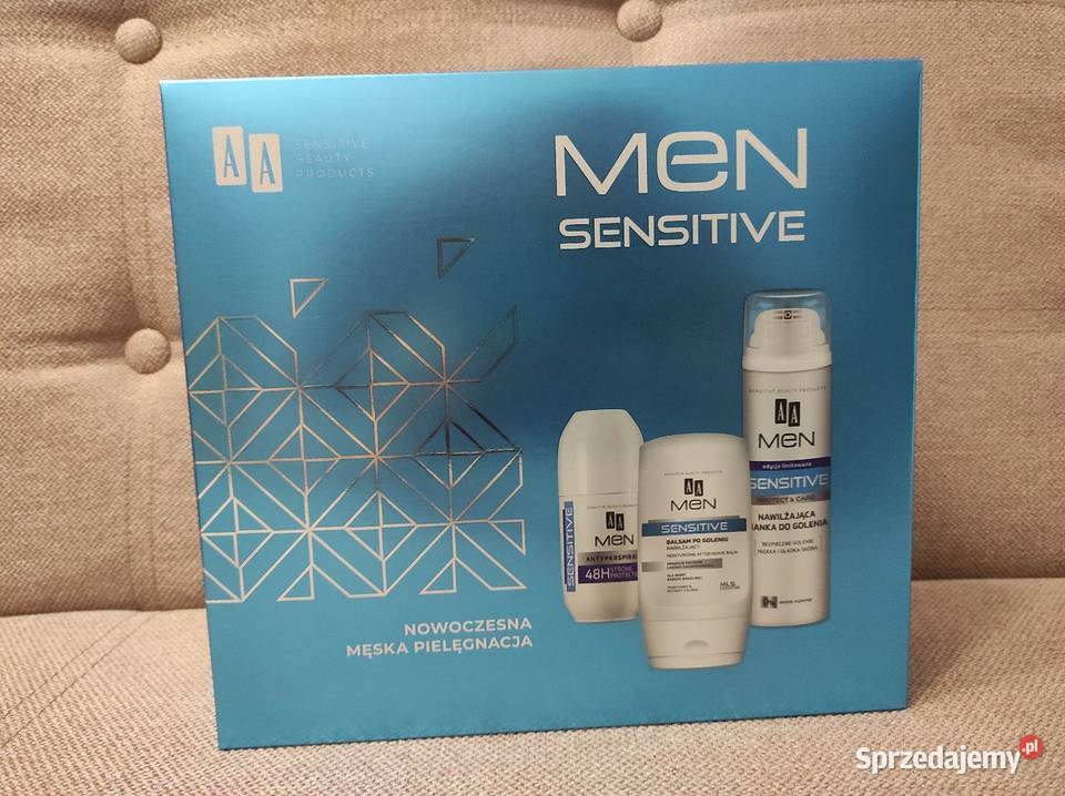 AA MEN sensitive nowy zestaw kosmetyków męskich mazowieckie Płock