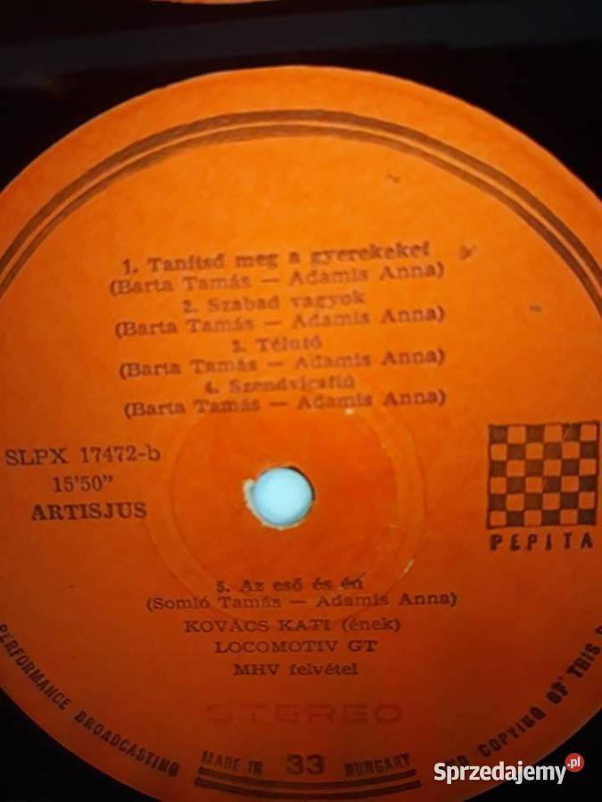 Archiwum węgierskiego rocka KATI KOVACS Rzeszów sprzedam
