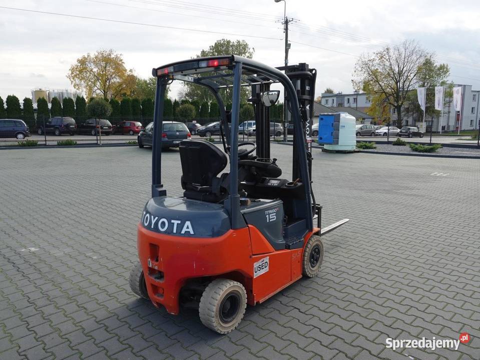 Wózek widłowy unoszący Toyota 8FBMT15 Traigo 15 Wózki widłowe Łosice