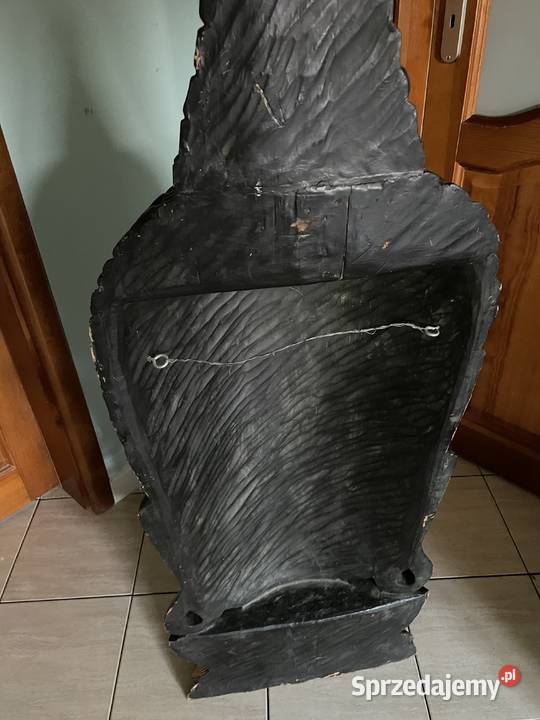 Budda z Bali indonezyjskie rękodzieło z drewna kujawsko-pomorskie Brodnica