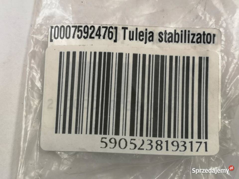 TULEJA STABILIZATORA PRZEDNIEGO FIAT PANDA 2004 osobowe Ramiona wycieraczek
