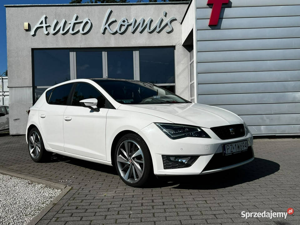 Seat Leon FR Panorama 20TDI DSG FullLED III 2012 Rok produkcji 2014 Baranowo