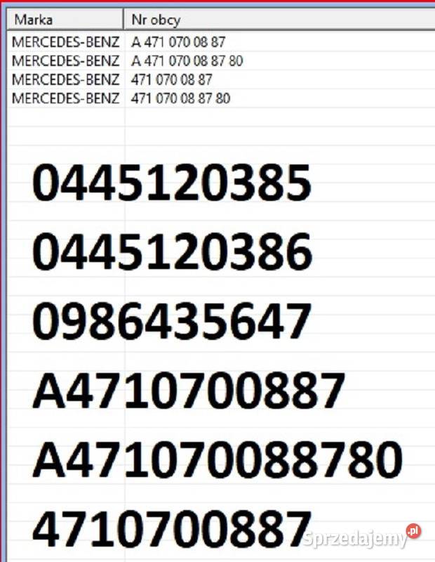 0445120386 wtryskiwacz regenerowany śląskie