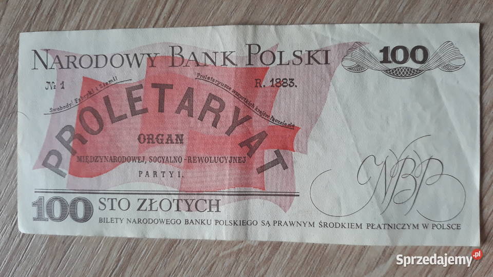 100 złotych 1XII1988 seria TP 2 wielkopolskie Konin