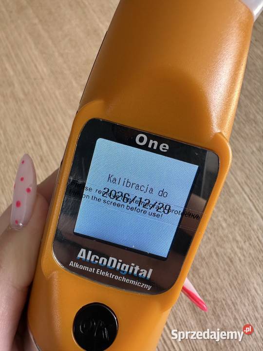 Alkomat AlcoDigital w idealnym stanie Pacyna
