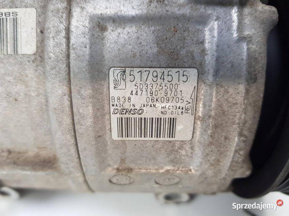 SPRĘŻARKA KLIMATYZACJI LANCIA DELTA 51794515 osobowe Lipno