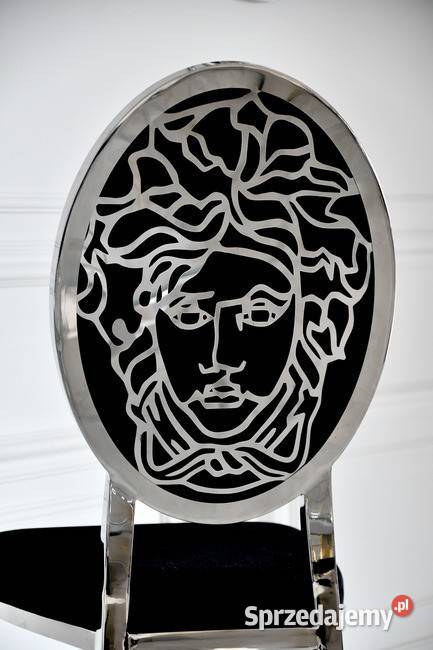Ekskluzywne Nowoczesne Krzesło Glamour MEDUSA 47cm Warszawa