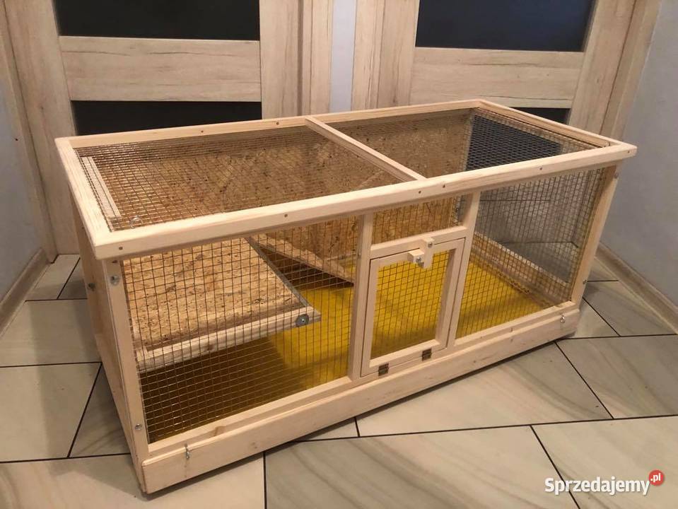 Klatka drewniana zagroda królika świnki morskiej śląskie Myszków sprzedam