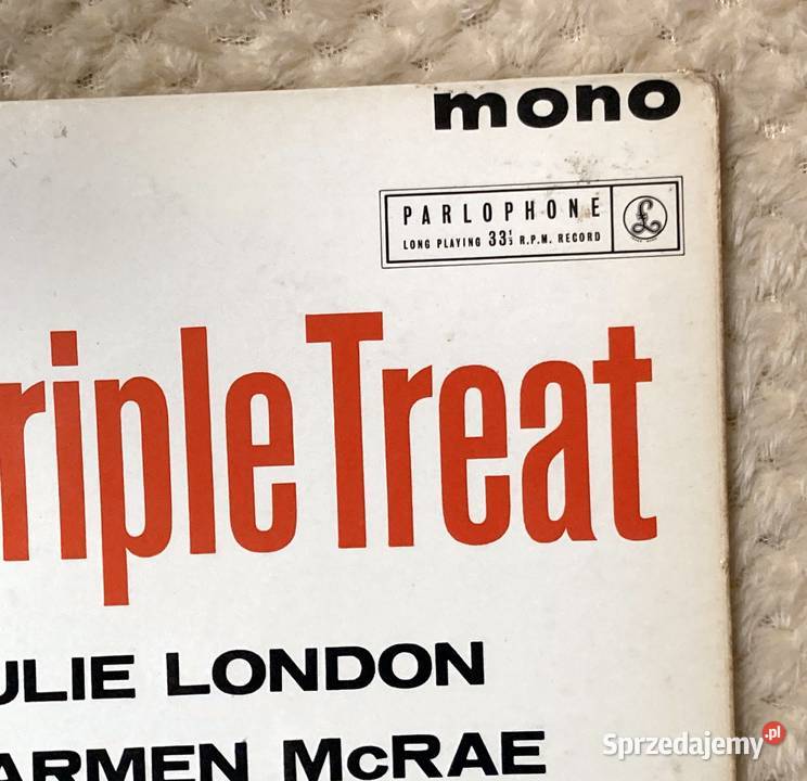 Chris Connor Julie London Carmen McRae Triple Płyty i kasety Szczecin