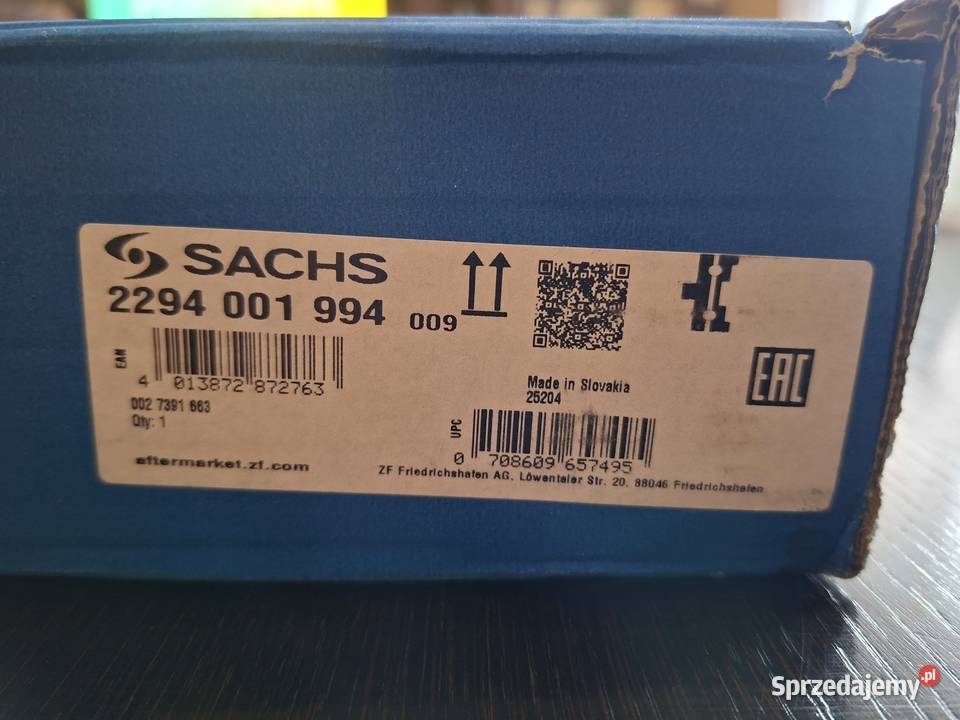 KOŁO DWUMASOWE SACHS 2294001095 OPEL 14 TURBO podkarpackie Iwonicz