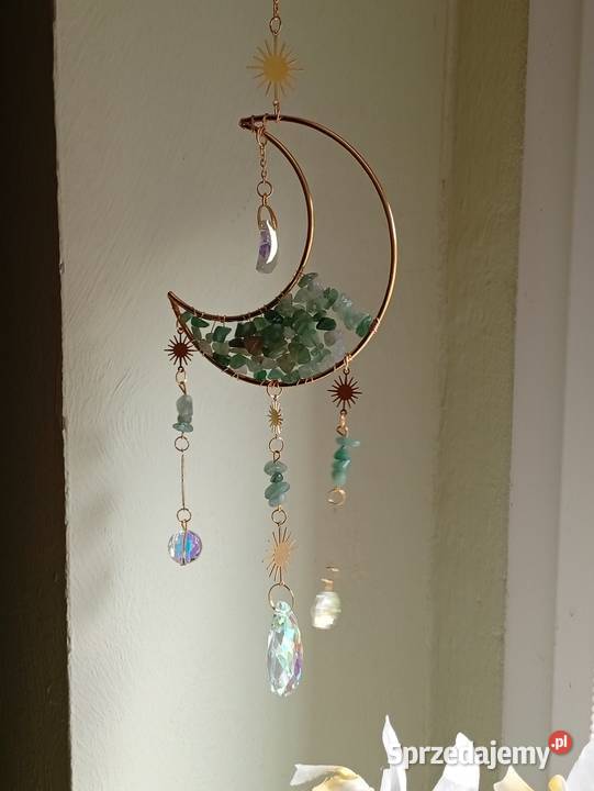 Piękny duży pryzmat łapacz słońca księżyc Szczecinek