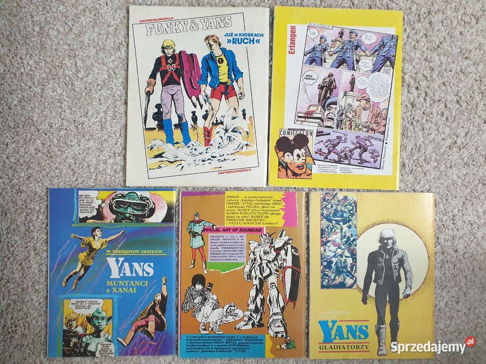 Yans Grzegorz Rosiński 5 komiksów Komiks Gdynia