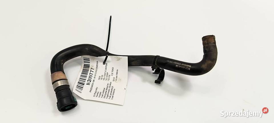 PRZEWÓD UKŁADU CHŁODZENIA FORD TRANSIT CUSTOM sprzedam