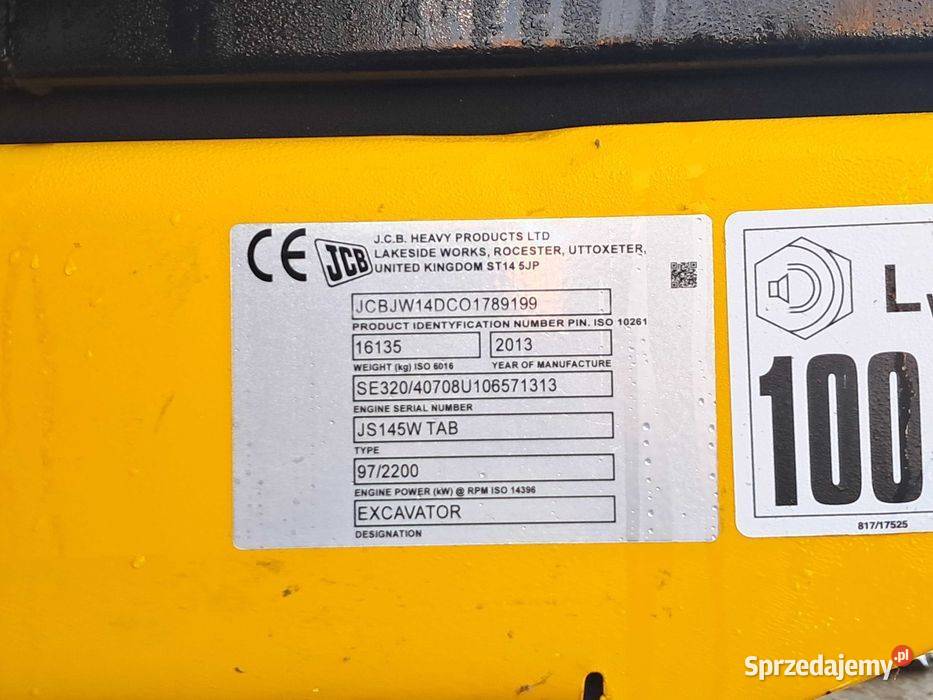 Koparka JCB JS 145 16t 160 13r CAT 313 315 Sułów sprzedam
