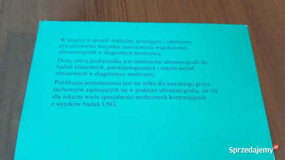 Diagnostyka ultrasonograficzna Kremer Dobrinski tradycyjny podręcznik Gdańsk sprzedam