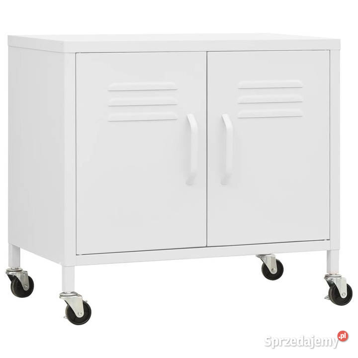 Szafka biała 60x35x56 stalowa WM336269 mazowieckie Warszawa