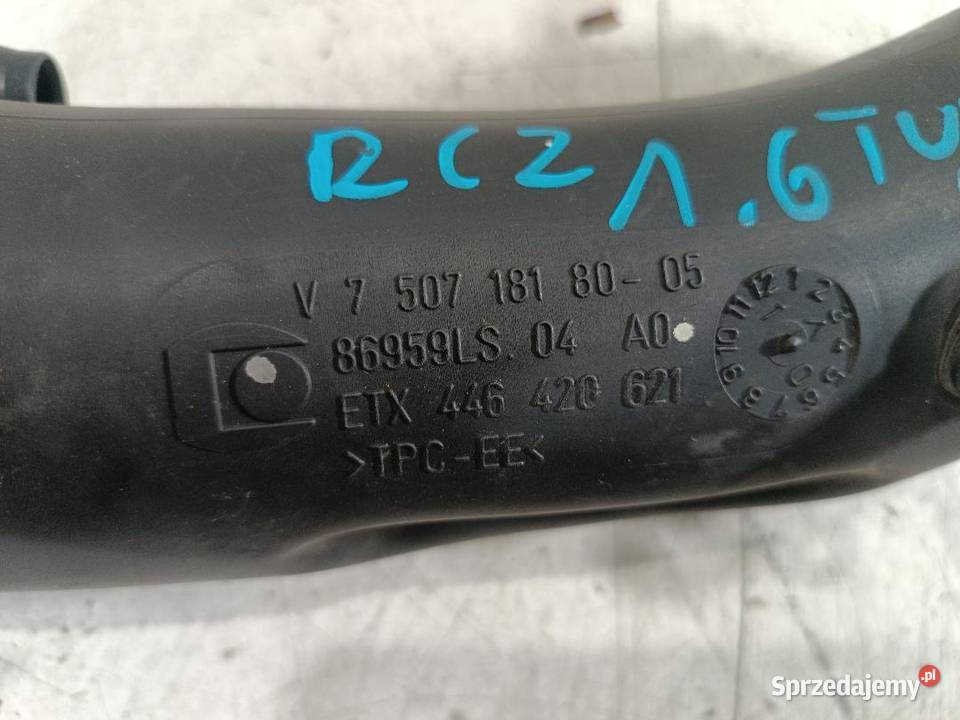 RURA WĄŻ TURBINY PEUGEOT RCZ 16 THP 750718180 wielkopolskie sprzedam