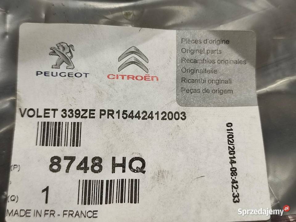 TAPICERKA OSŁONA KLAPY BAGAŻNIKA CITROEN C3 FC