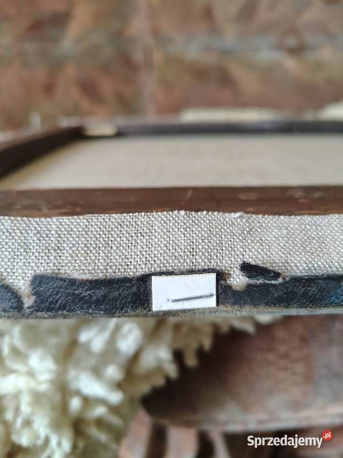 Barokowy obraz olejny Krowy Kartuzy