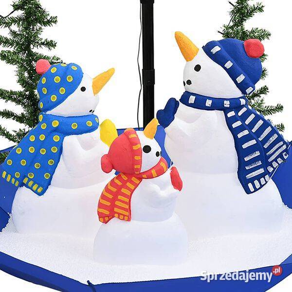 vidaXL Choinka sypiąca śniegiem niebieska mazowieckie Warszawa