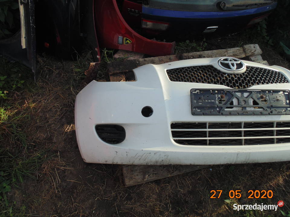 Zderzak przedni przód Toyota Yaris II 0609 biały Kraków