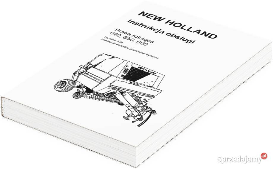 NH TVT Holland Instrukcja katalog napraw obsługi Szamotuły