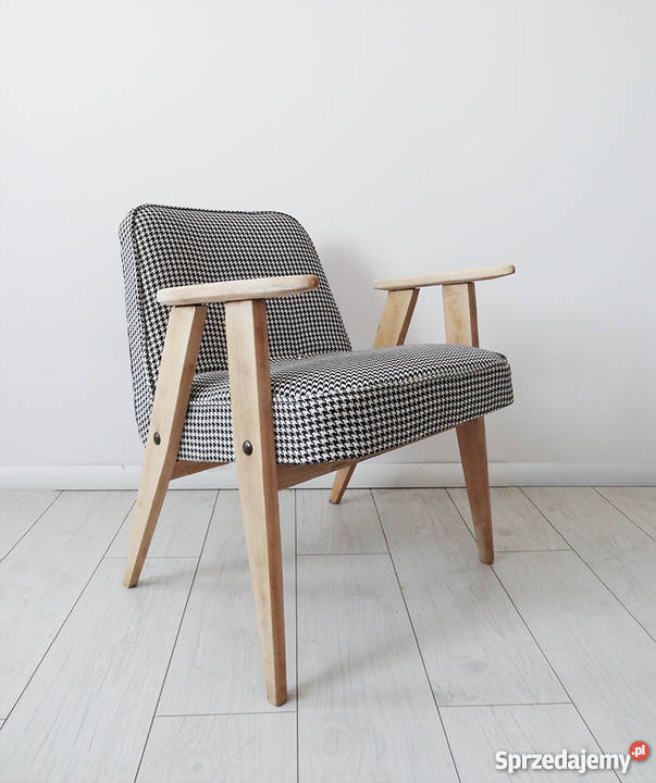 Fotel 366 z lat 60tych proj Józef Chierowski Poznań