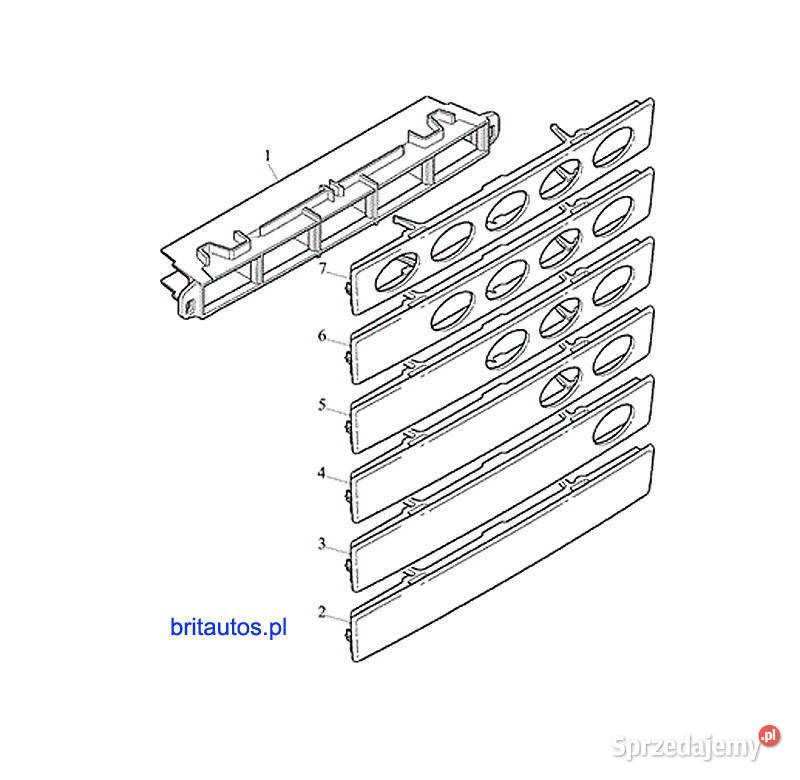 ROVER 75 RAMKA MASKOWNICA PRZYCISKÓW wielkopolskie Poznań