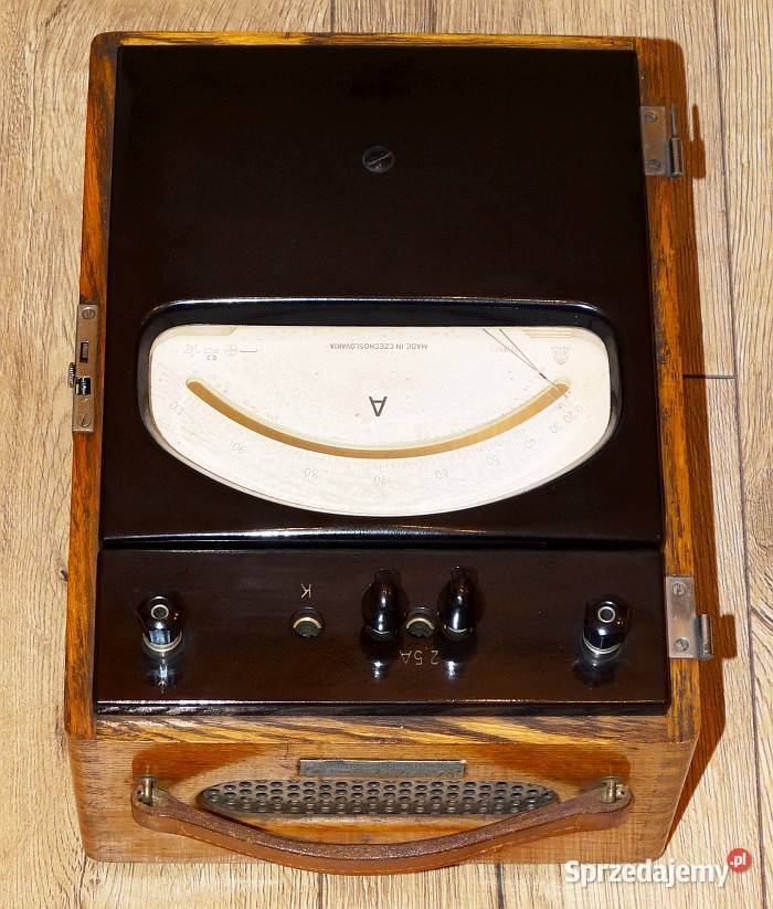 Amperomierz laboratoryjny analogowy 25 5 A ACDC śląskie sprzedam