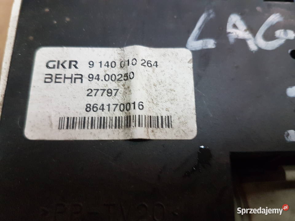 RENAULT LAGUNA I PANEL STEROWANIA PRZELACZNIK wielkopolskie Turek